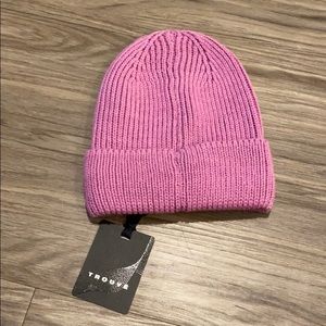 Pink beanie NWT